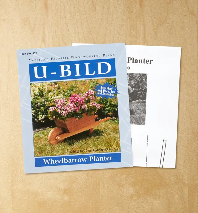 image of Wheelbarrow Planter Plan