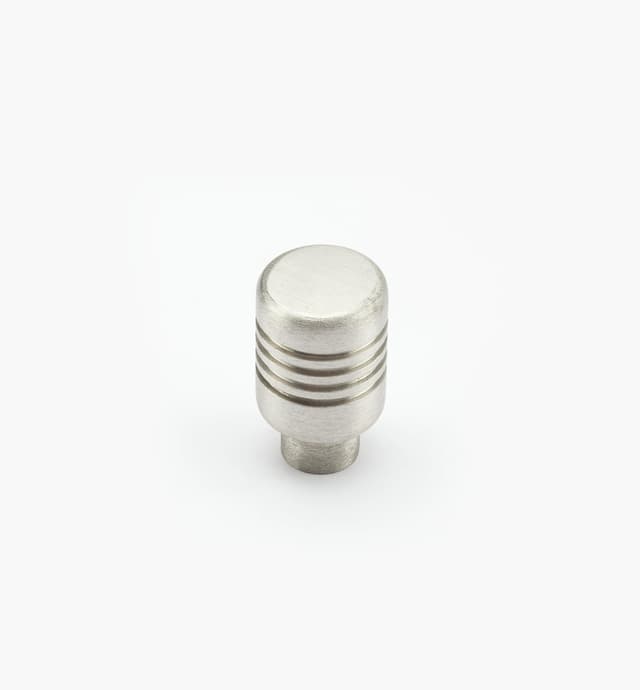image of Stainless-Steel Ribbed Knobs