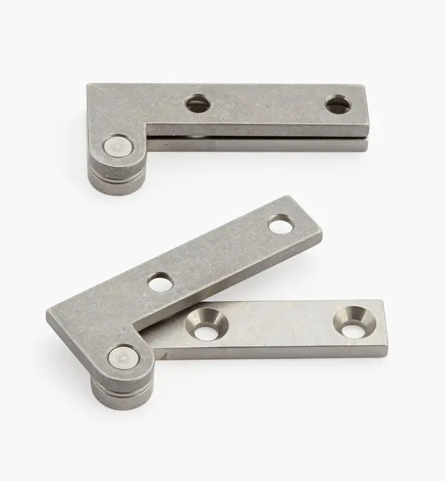 image of Lee Valley Stainless-Steel Double-Offset Knife Hinges