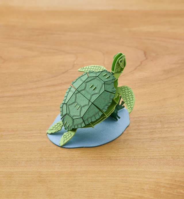 image of Paper Sea Turtle Model