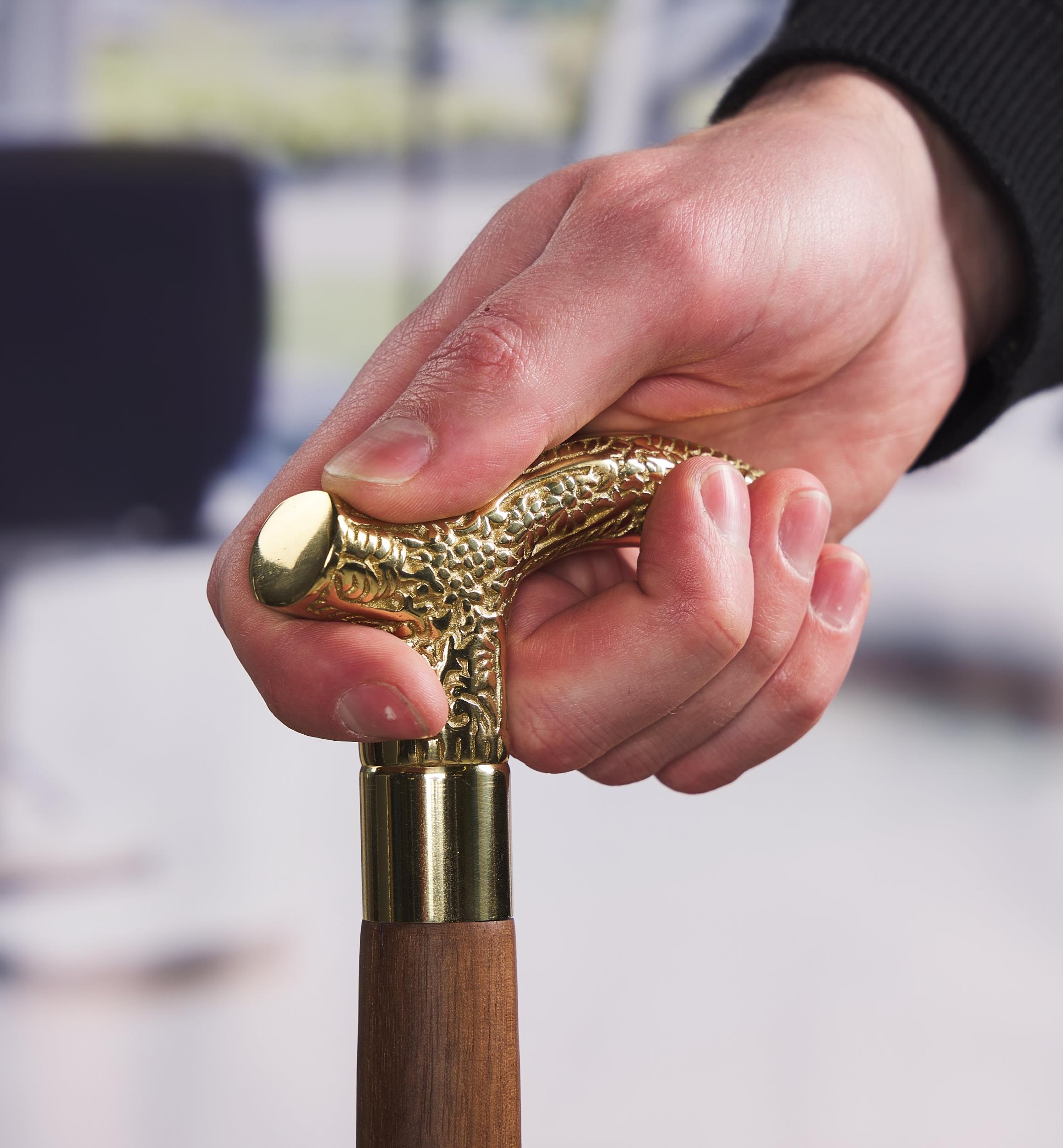 Brass Regency Cane Head