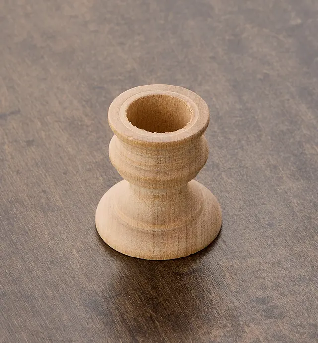image of Wooden Country Candle Cup