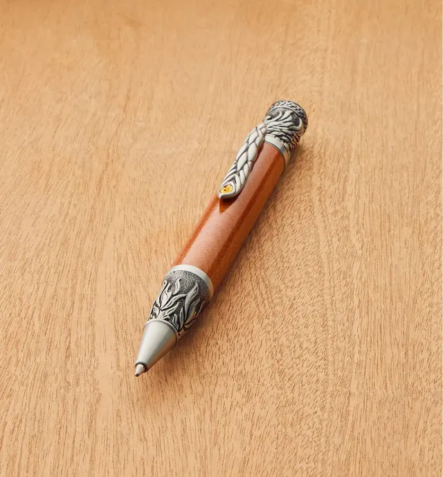 image of Phoenix Rising Ballpoint Twist Pen Hardware
