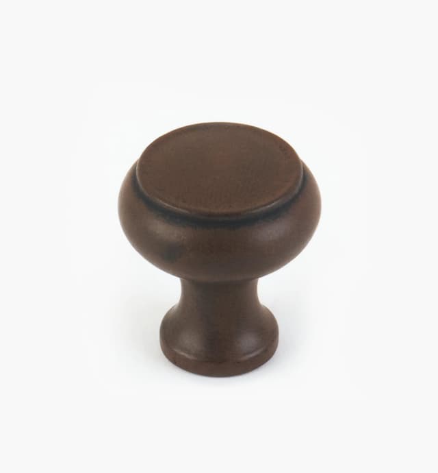 image of 1 1/8" Rustic-Iron Finish Knob