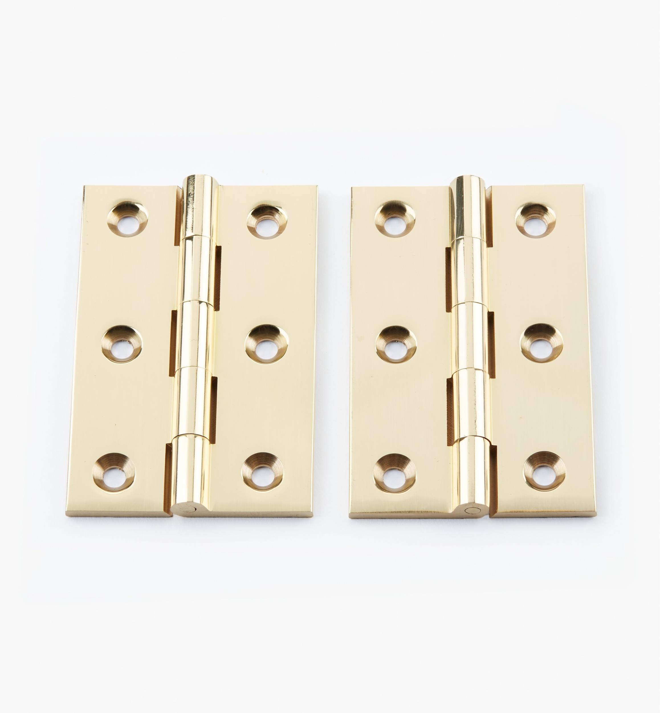 Extruded Brass Fixed-Pin Butt Hinges