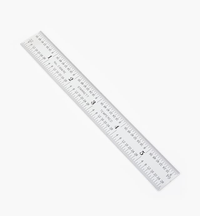 image of Starrett Spring-Tempered Precision Rules with End Graduations