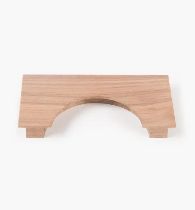 image of Danish Walnut Semicircular Framed Pull