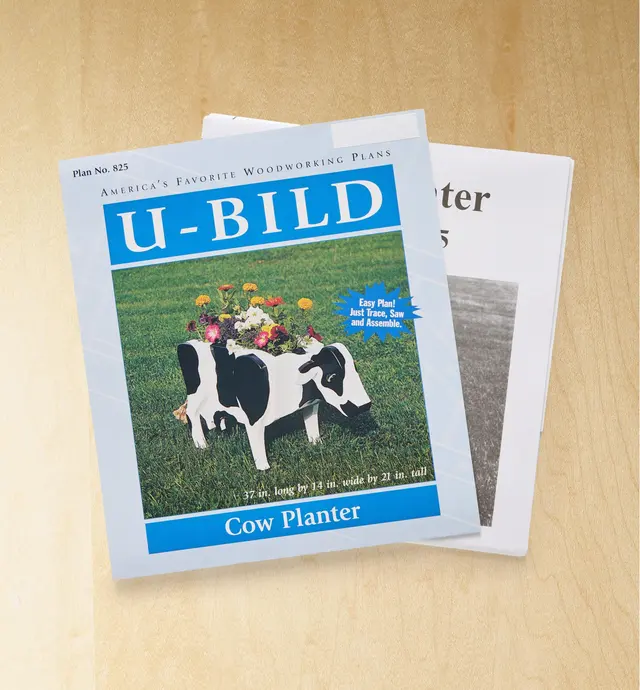 image of Cow Planter Plan