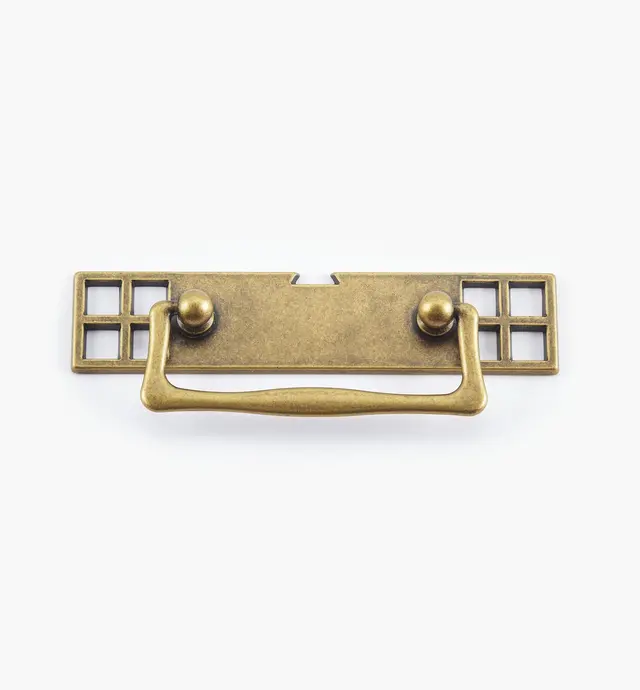 image of Arts and Crafts Handle with Backplate