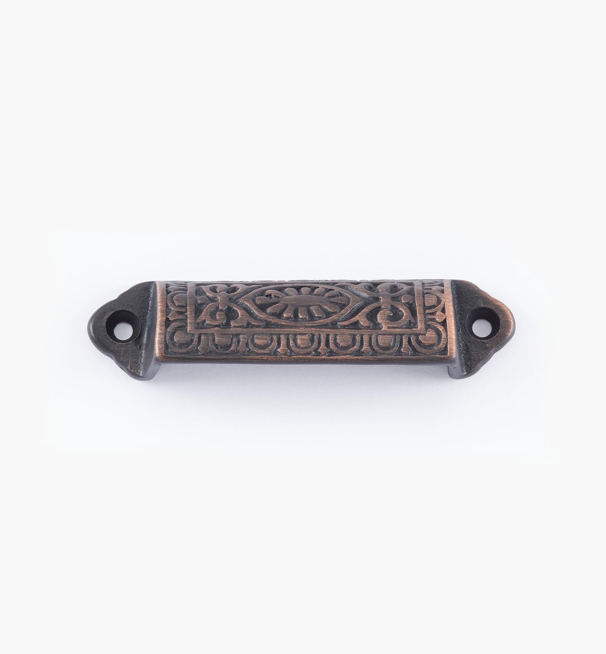 Cast Victorian 1/4 Round Pulls