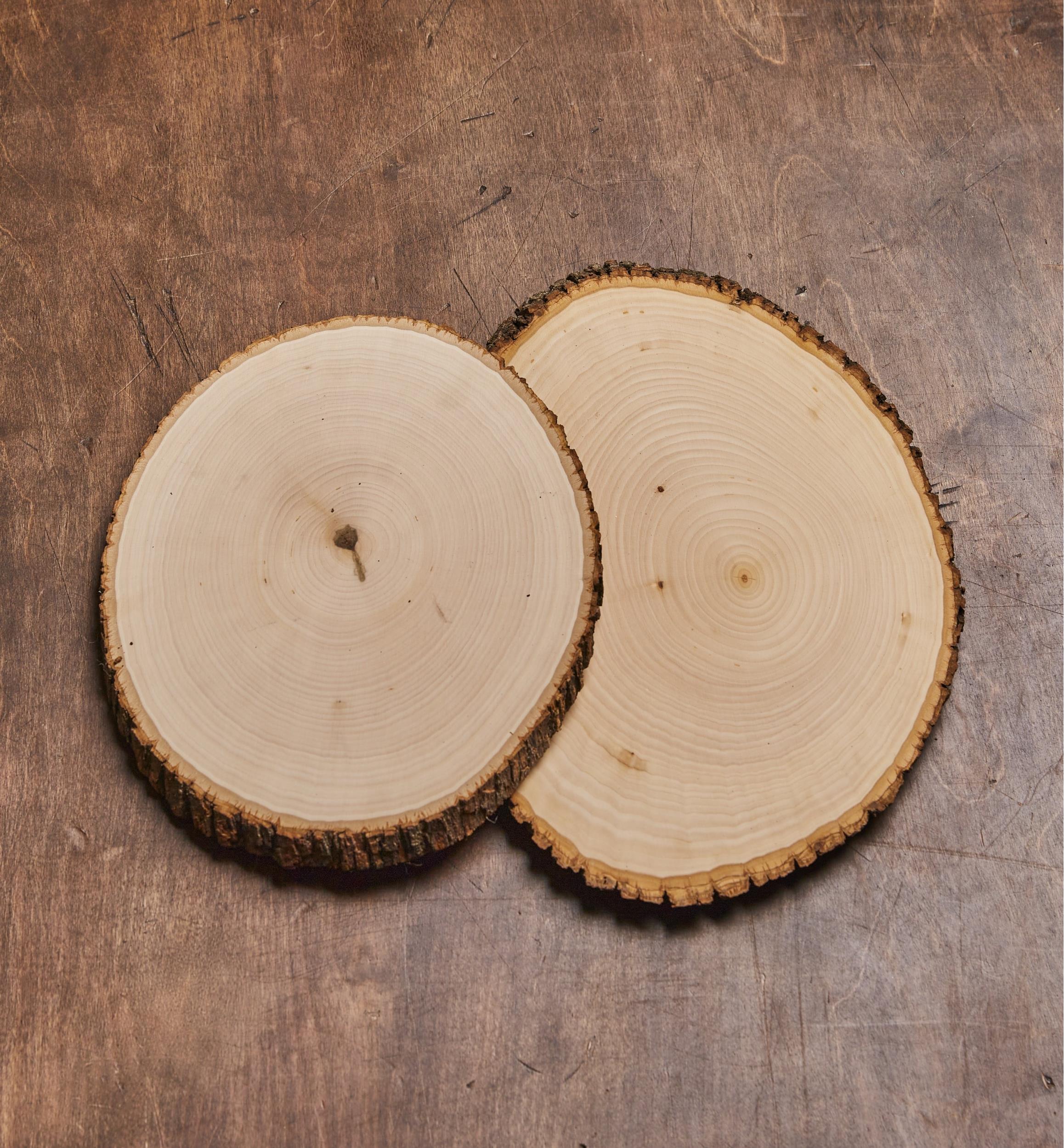 Live-Edge Oval Basswood Plaques