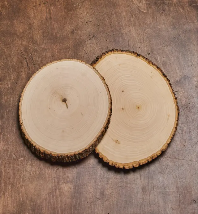 image of Live-Edge Oval Basswood Plaques