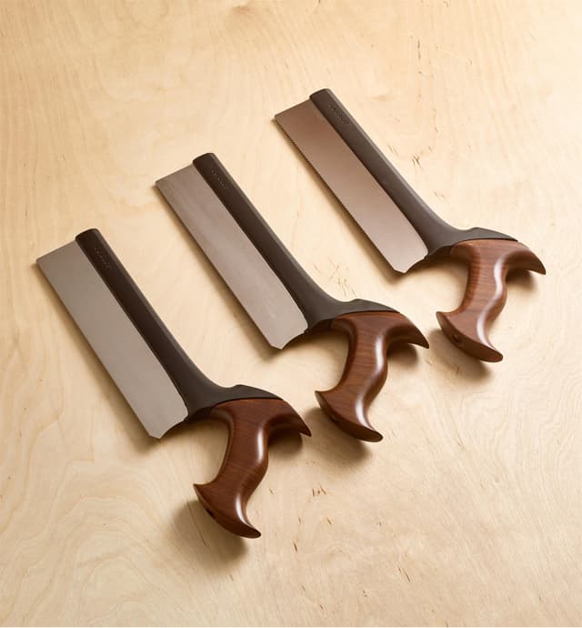 image of Jeu de 3 scies à queue d'aronde et à tronçonner Veritas