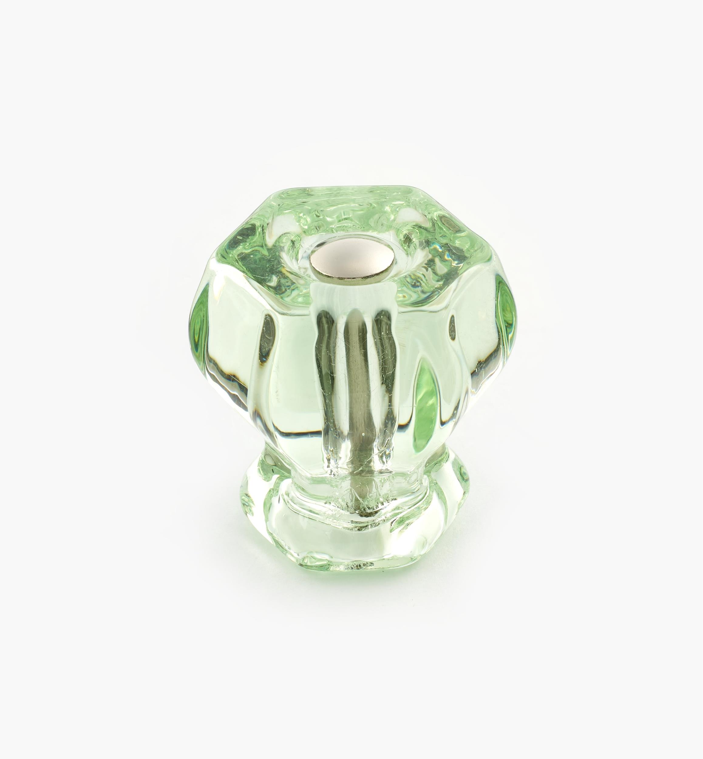 Hexagonal Glass Knob