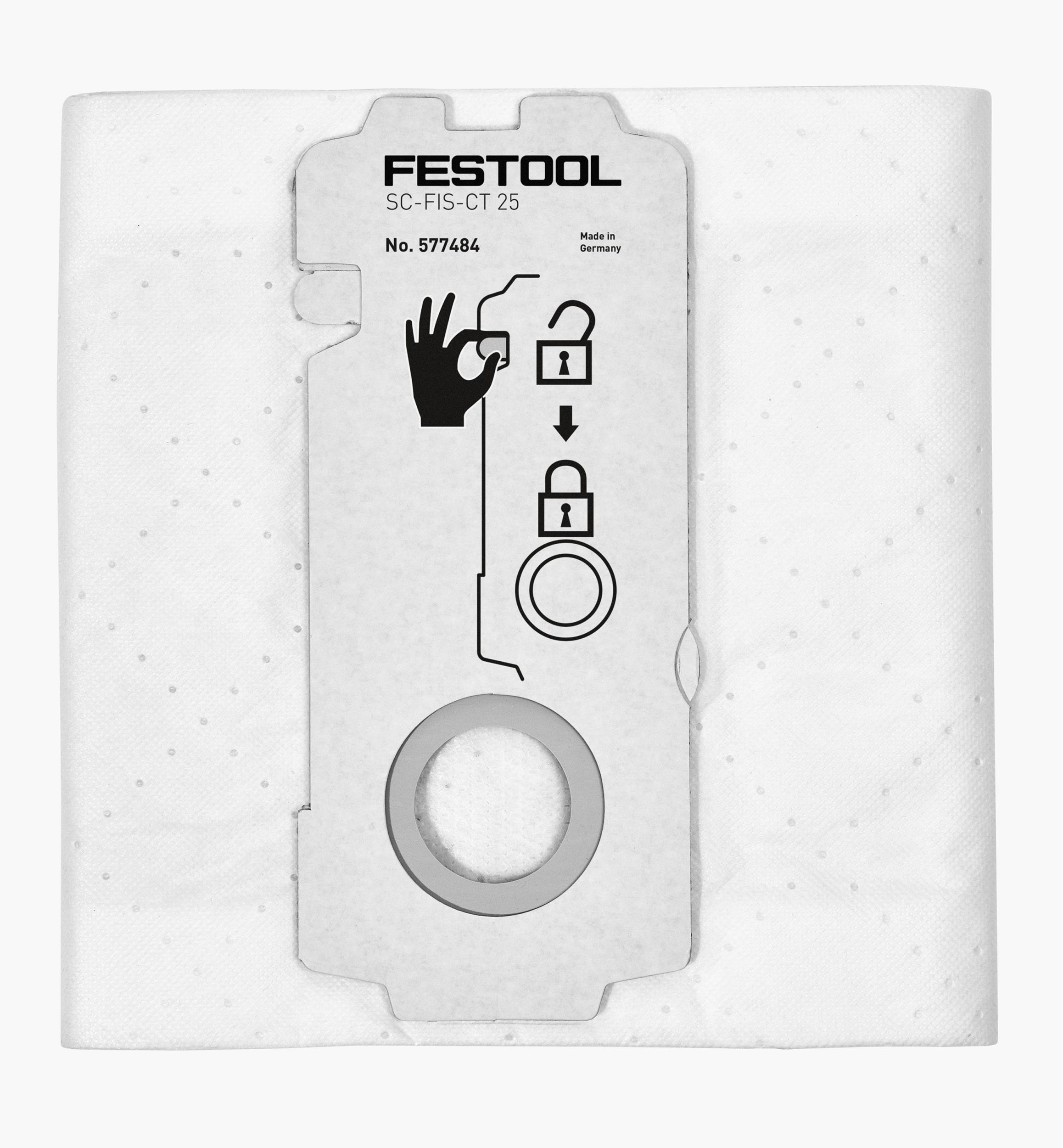 Festool SELFCLEAN Filter Bag for CT 25