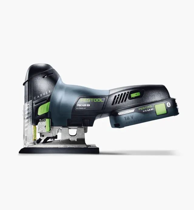 image of Scie sauteuse pendulaire sans fil Carvex PSC 420 Festool