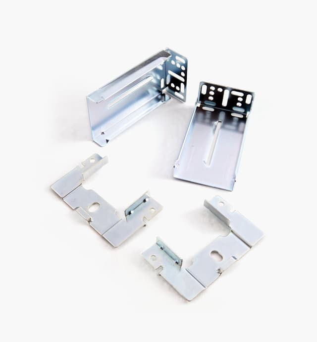 image of Supports de coulisses de 100 lb pour meuble à cadre