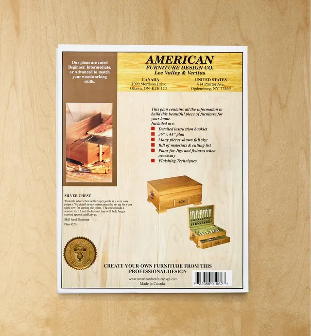 image of American Furniture Silver Chest Plan