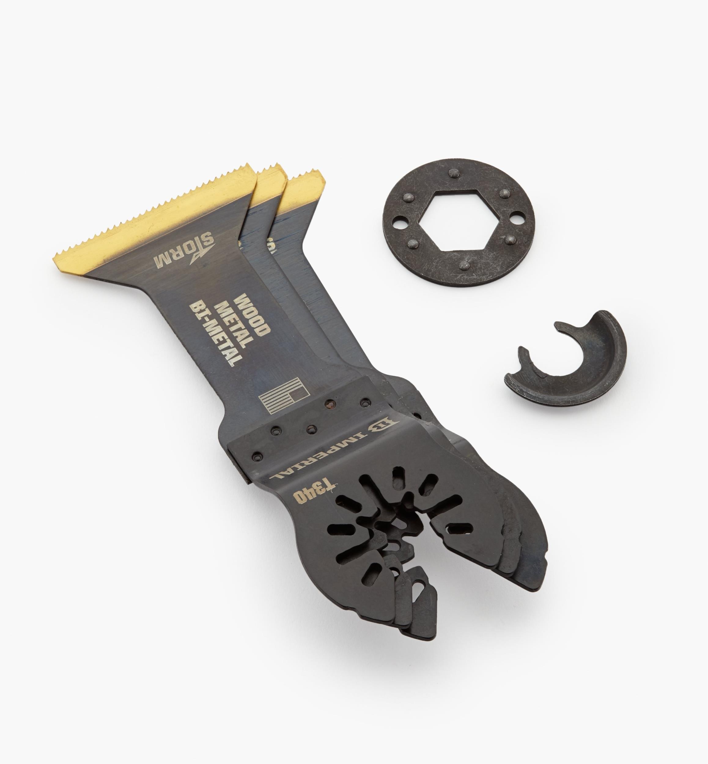Oscillating Multi-Tool Titanium Nitride Coated Bimetal Cutters by Imperial Blades