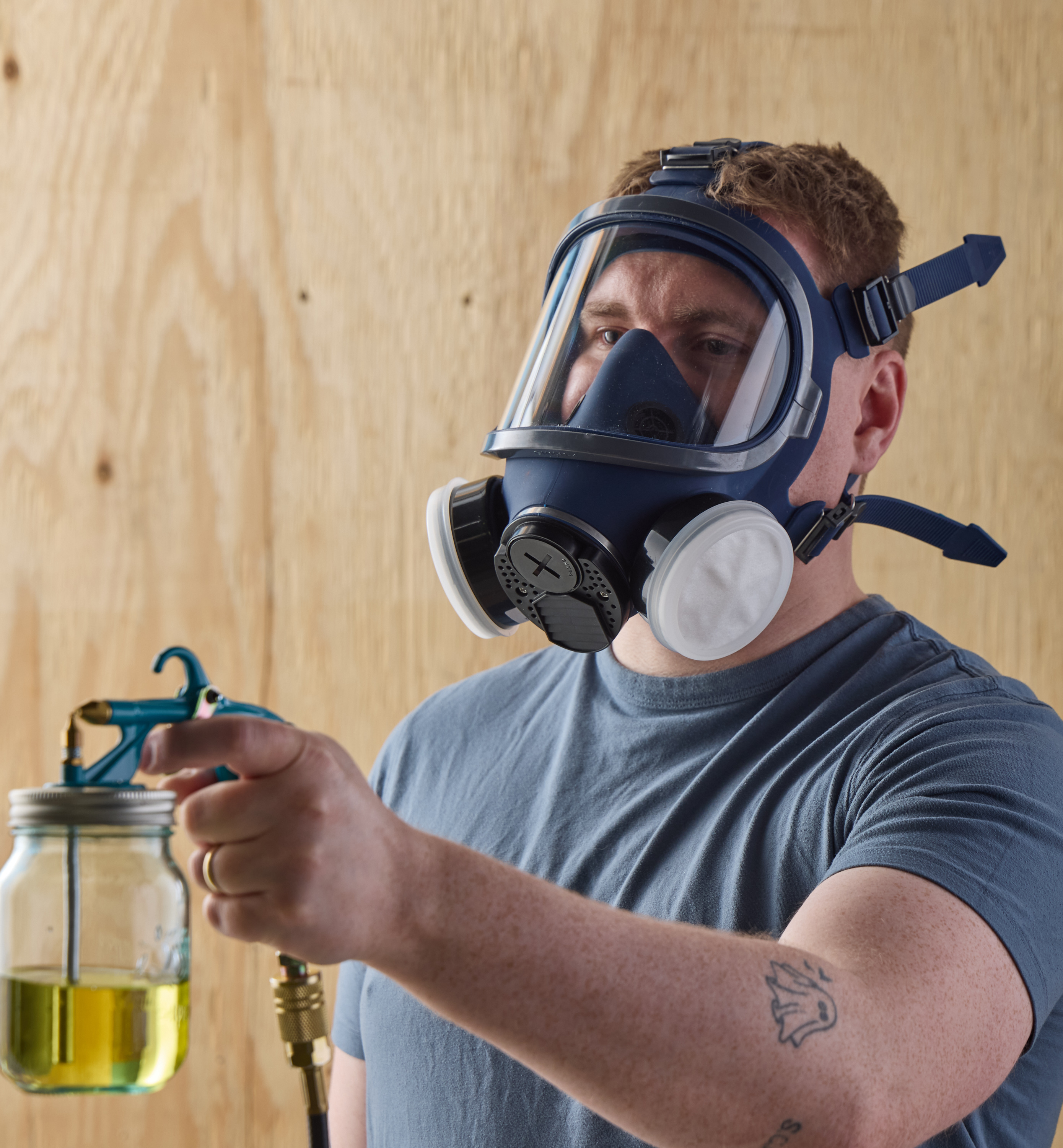 Full-Face OV Respirator Mask