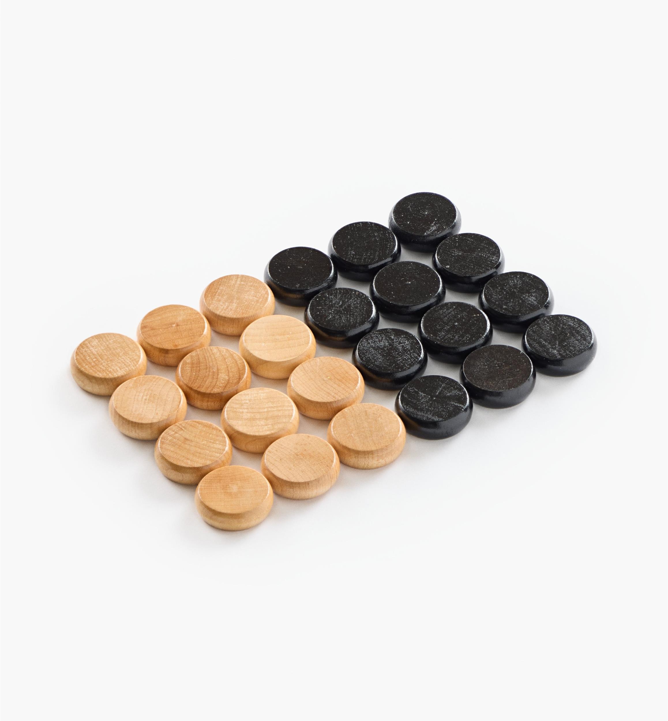 Wooden Crokinole/Checker Pieces