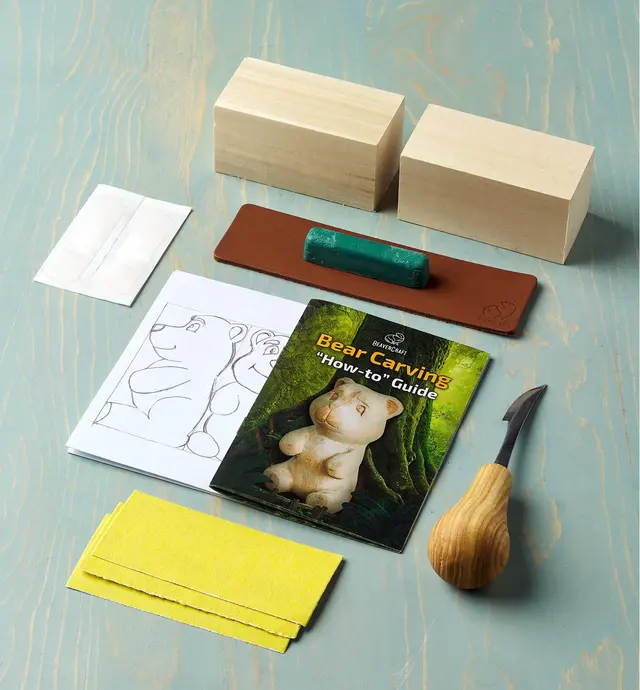 image of Ensemble de sculpture BeaverCraft – Ours
