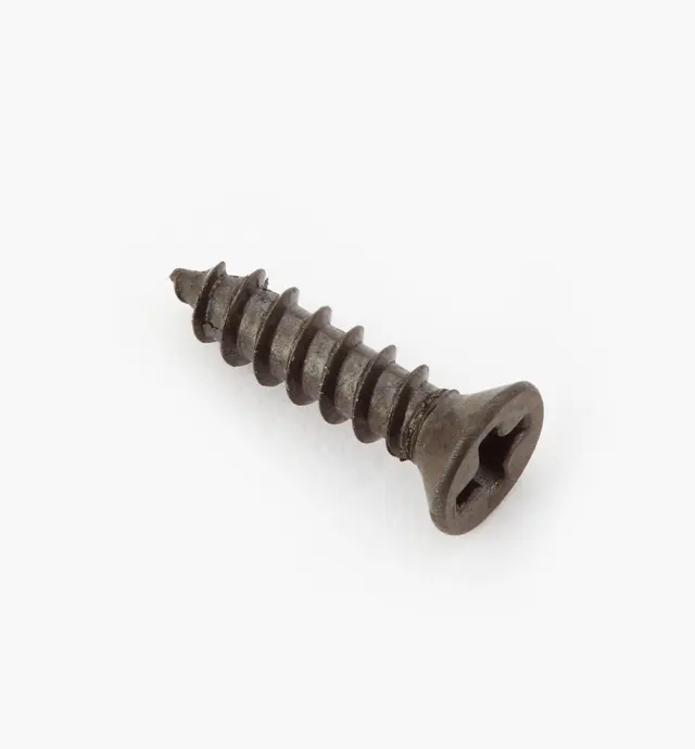 image of Small Steel Flat-Head Screws for Tansu Hardware