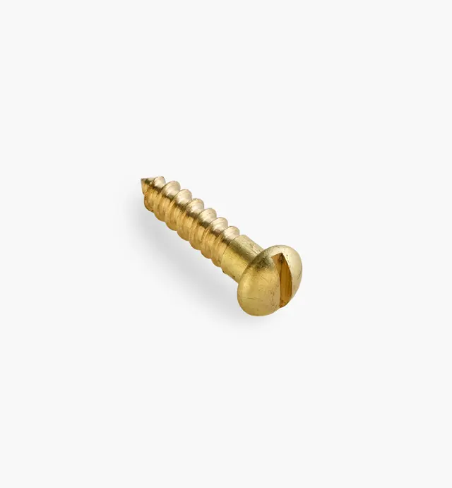image of 5/8" #6 Round-Head Brass Screws