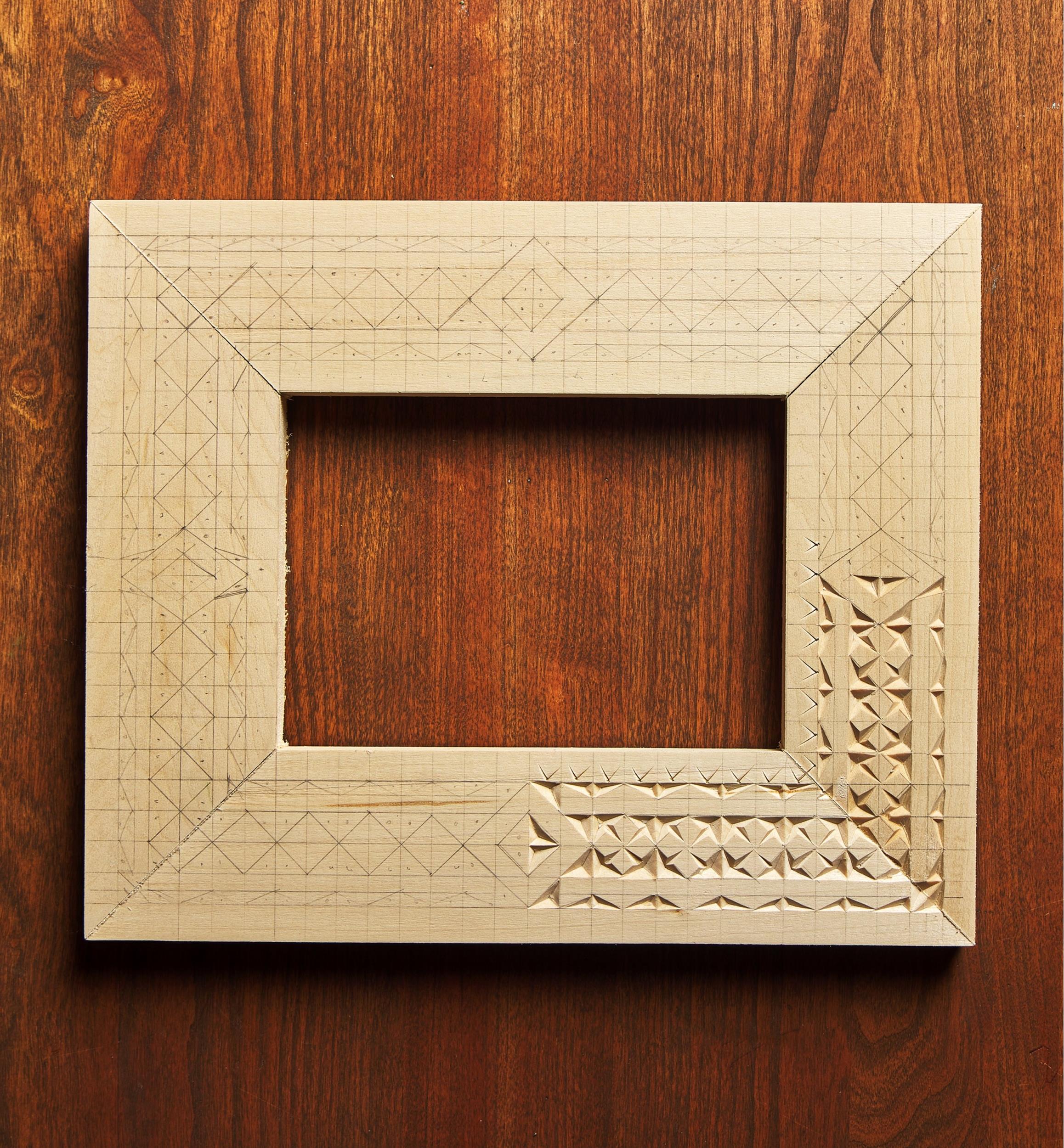 Make It Yourself Chip Carving a Picture Frame Kit