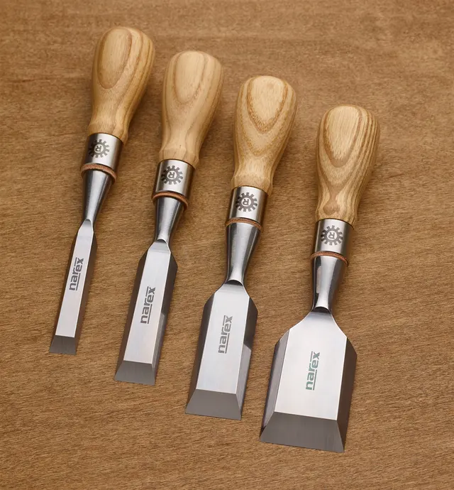 image of Set of 4 Narex Richter Butt Chisels