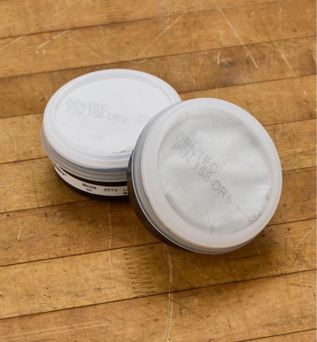 image of Replacement Filter Cartridges for Full-Face OV Respirator Mask