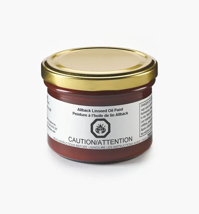 image of Allbäck Old Red Linseed Oil Paint