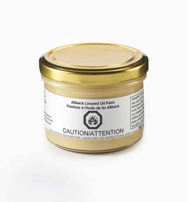 image of Allbäck Custard Linseed Oil Paint