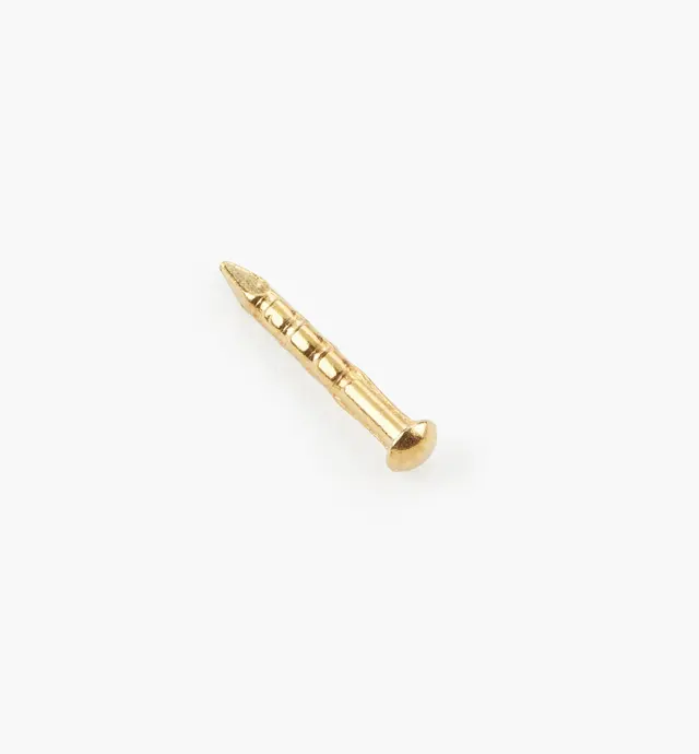 image of Brass-Plated Escutcheon Pins