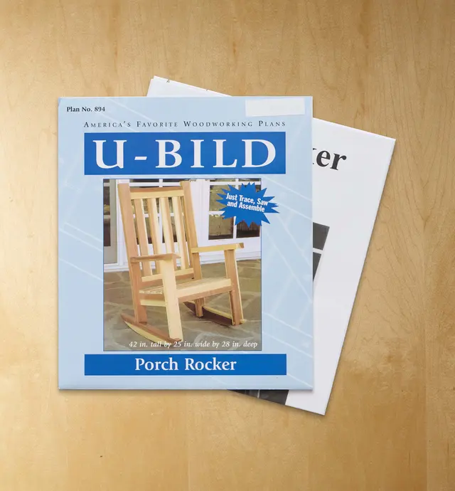 image of Porch Rocker U-Bild Plan