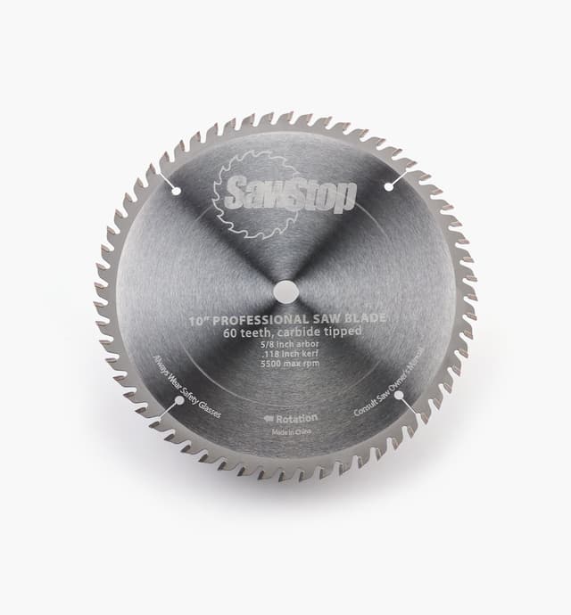 image of SawStop 10" 60-Tooth Combination Blade