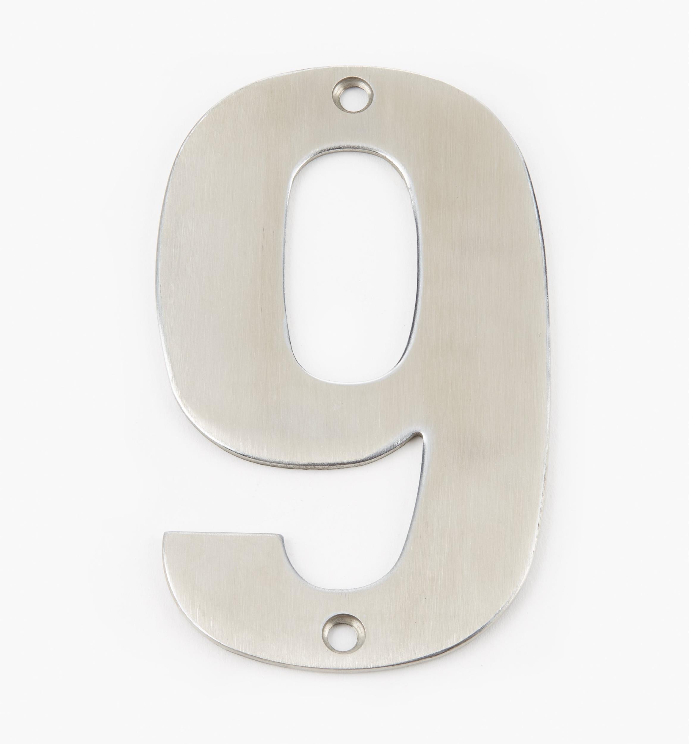 Chiffres de maison en acier inoxydable