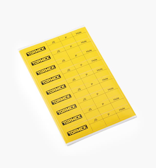 image of Étiquettes de remplacement pour outils de tournage Tormek