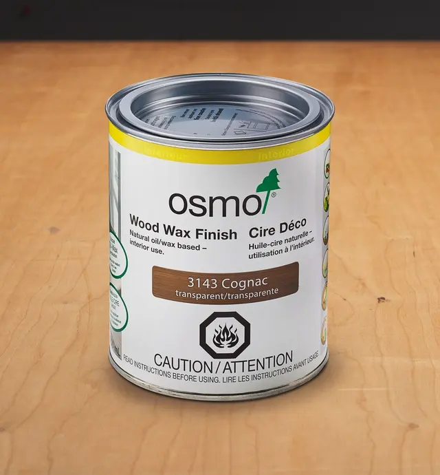 image of Osmo Cognac Wood Wax Finish
