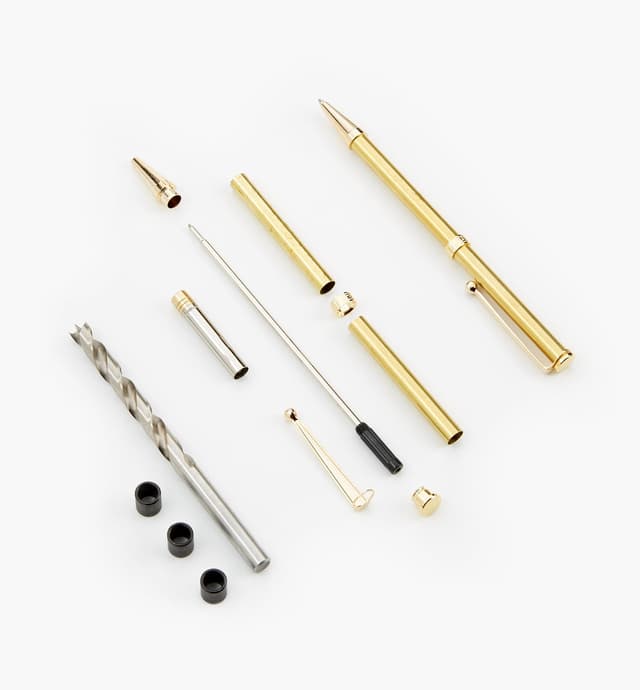 image of Ensemble de base pour stylo mince orné de grecques