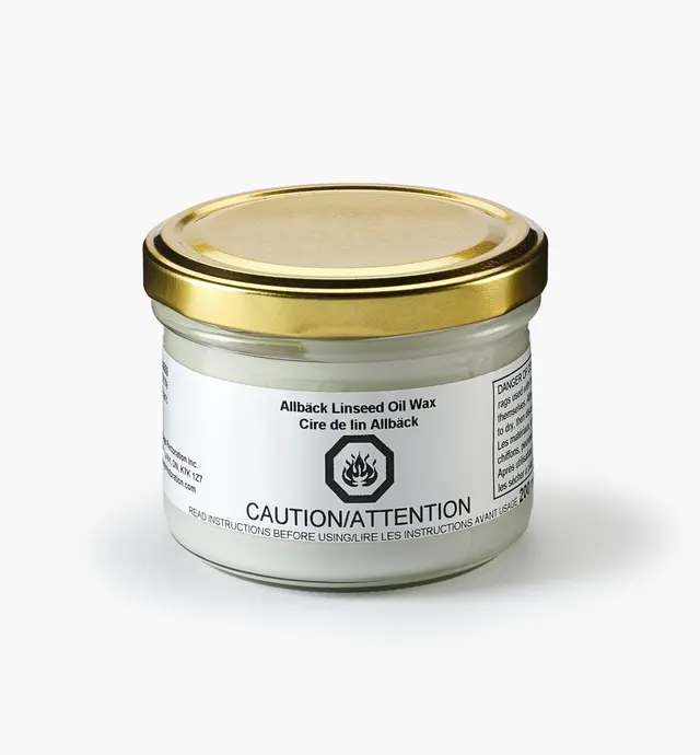 image of Allbäck White Linseed Oil Wax