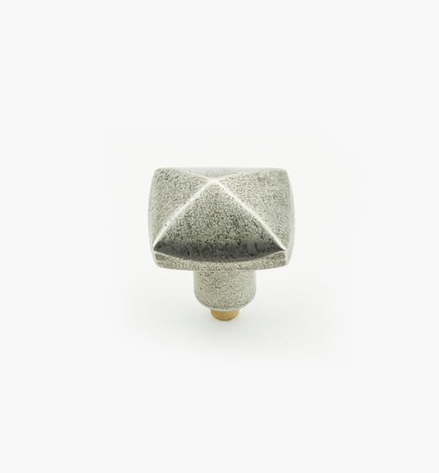 image of Simple Pewter Hobnail Knob