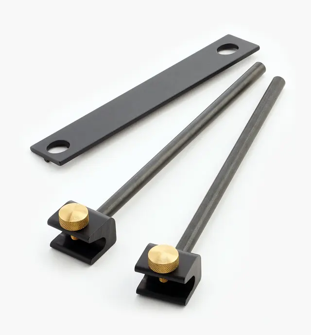 image of Connector Rods & Plate for the Veritas 32 Cabinetmaking System