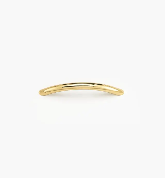 image of Forged Brass Smooth Arch Handles