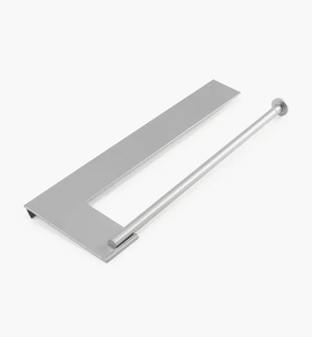 image of Support pour essuie-tout pour rail en aluminium