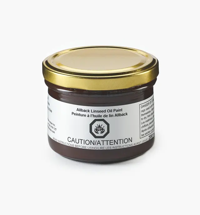 image of Allbäck Chocolate Linseed Oil Paint