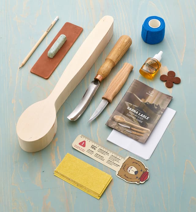 image of Ensemble de sculpture BeaverCraft – Louche