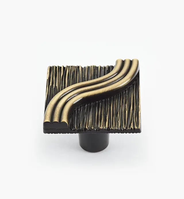 image of Textured Square Knob