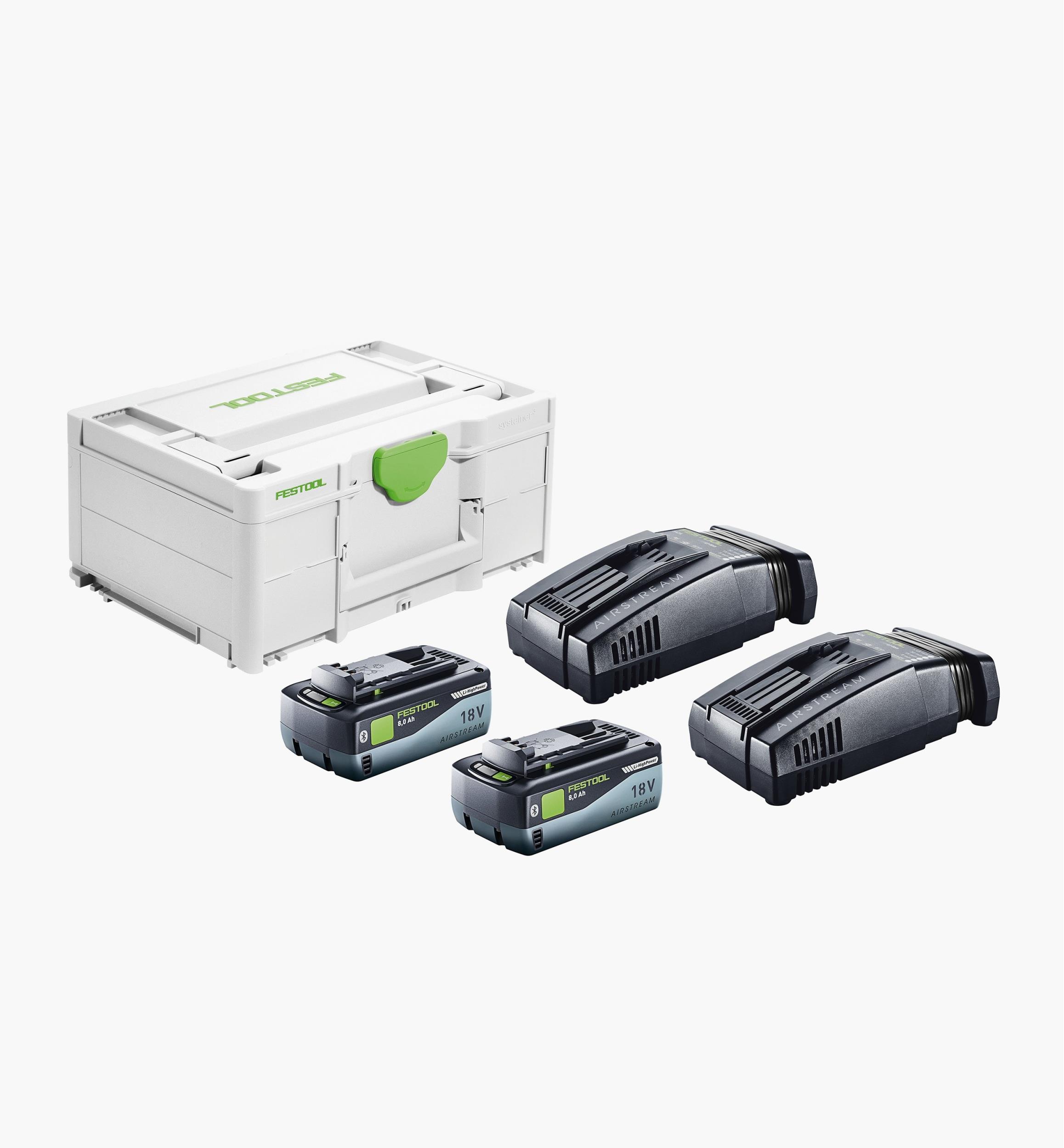 Festool Energy Set SYS 18V 2×8,0/2×SCA16