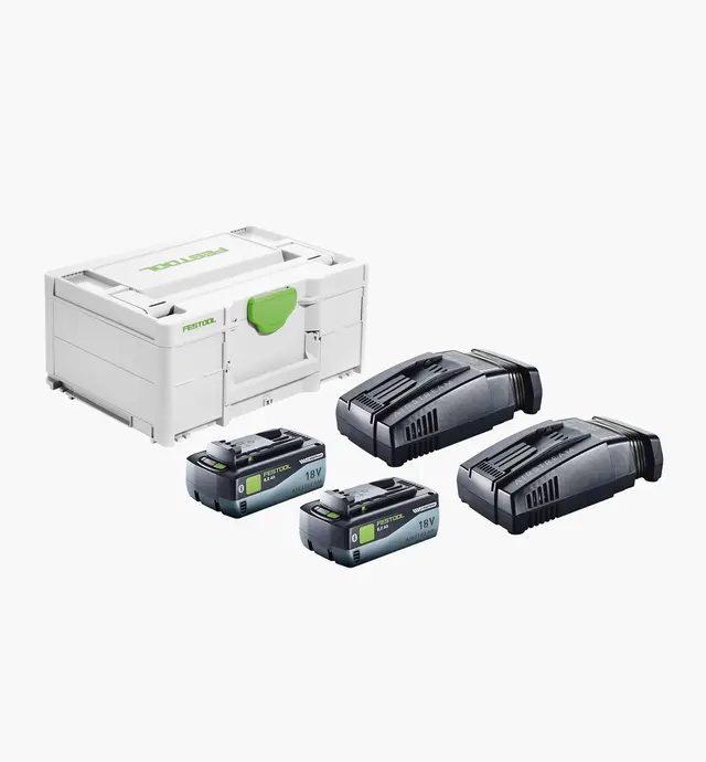 image of Ensemble batteries et chargeurs SYS 18V 2 × 8,0/2 × SCA16 Festool
